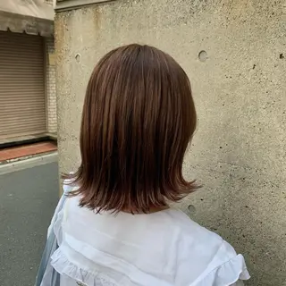 ミディアム カラー まろやかカラー🤎 みなとまほのヘアスタイル