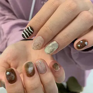 パーマ LETTER_& SAKIのネイルデザイン