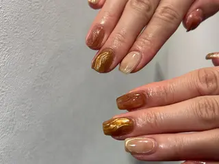 ネイル NINEnami ニュアンスネイルのネイルデザイン