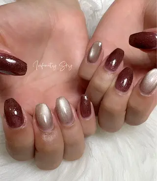 ネイル infinity skyのネイルデザイン