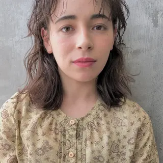 ミディアム カラー パーマ tane.所属・【ダメージレス施術】 【透明感】北村 拓也のヘアスタイル