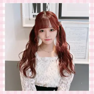 ロング ヘアアレンジ 💗ガーリーヘア🎀 saki💗のヘアスタイル