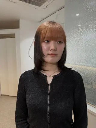 ミディアム ボブ/ハイトーン🪽 堀内志茉🍀のヘアスタイル