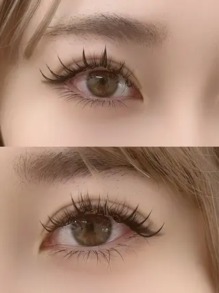 マツエク・マツパ ゆり❤️愛.ラッシュ AURAのマツエク・マツパデザイン