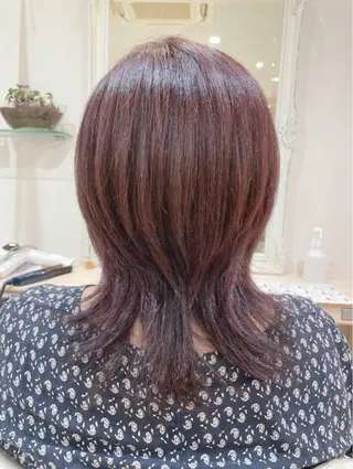 ミディアム カラー ハイトーン🌈✨️ 吉村美沙季のヘアスタイル