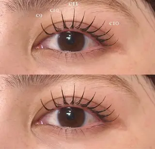 マツエク・マツパ NORA hinataのマツエク・マツパデザイン