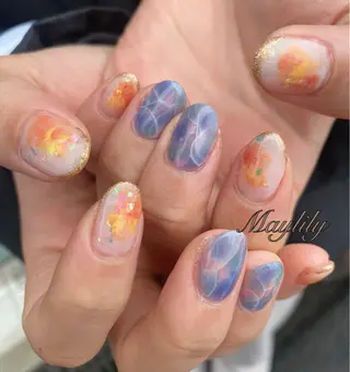 ネイル Nail care salon Maylily所属・Nail salon Maylilyのネイルデザイン