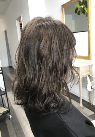 ミディアム 圓井 恭平のヘアスタイル