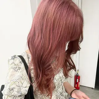 セミロング カラー 愛されカラー🩷 はるなのヘアスタイル