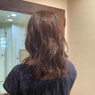 パーマ 髪質改善カラー ベージュ🤎YUMEのヘアスタイル