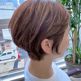 ショート カラー 白髪ぼかし/ショート 特化🌟サトウユキのヘアスタイル