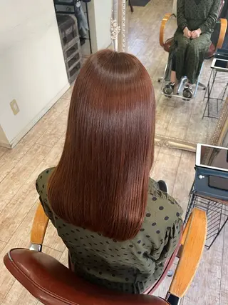 セミロング 【艶髪カラー】 omiのヘアスタイル