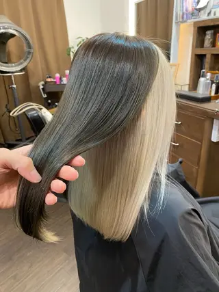 ミディアム カラー HAIRsalon BONDS所属・山本 佳裕のヘアスタイル