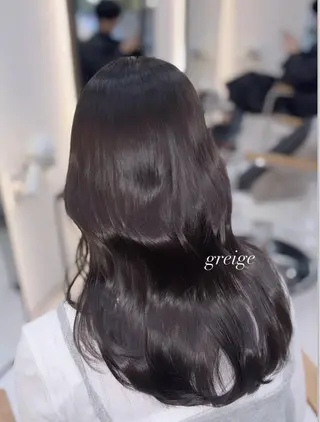 ミディアム カラー 艶髪・透明感カラー・ 韓国ヘア・Yuriのヘアスタイル