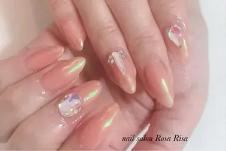 セミロング ネイル ネイルスタジオ シェイクユアハンズのネイルデザイン