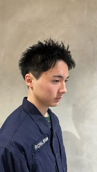 メンズ 横浜/ショート/ レイヤーカットのヘアスタイル