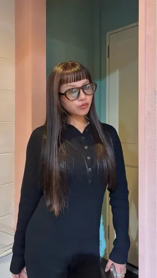 ロング カラー Chikashitsu所属・Ren /北堀江のヘアスタイル