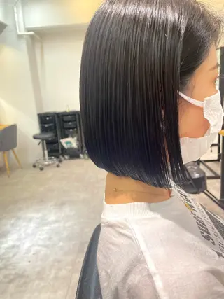 ショート 田中大星 /ボブ 縮毛矯正のヘアスタイル