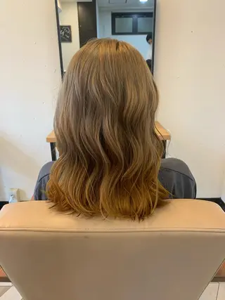 セミロング カラー est hair Ameri 松戸西口店所属・est  店長 ✂︎高橋✂︎のヘアスタイル