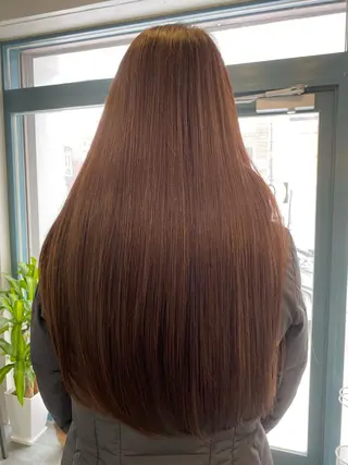 ロング 【coco.】hair所属・カジカワサキ/髪質 改善/クロスパーマのヘアスタイル