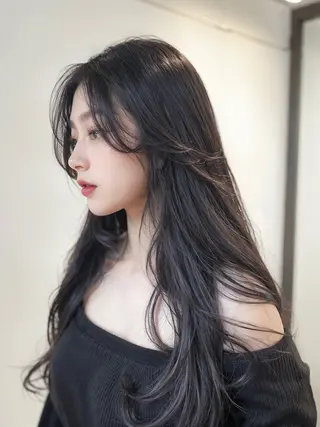 ロング カラー 【SIUN】健太郎 髪質改善/透明感のヘアスタイル