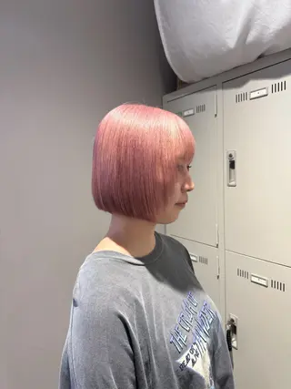 ショート カラー ヘアアレンジ Over hair所属・Over hair_ misakiのヘアスタイル