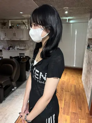 ミディアム カラー mai / linoah˚✧のヘアスタイル