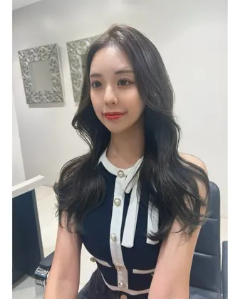 ロング Euphoria新宿店所属・新宿/透明感カラー 縮毛矯正/SHOKIのヘアスタイル