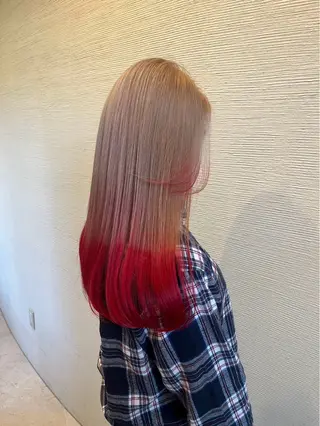 ロング 箕浦 稜真のヘアスタイル