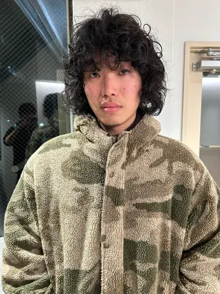 ミディアム ケアパーマ/ブリーチ daisukeのヘアスタイル