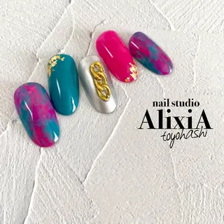 ネイル AlixiA   nail studio所属・AlixiA ゆみのネイルデザイン