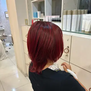 ミディアム カラー nakano amiのヘアスタイル