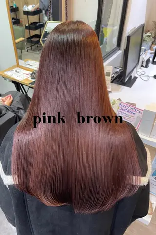 ロング カラー charm《銀座》 ヘアセット/縮毛矯正のヘアスタイル