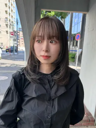 セミロング ウルフ/レイヤー /髪質改善　ナユタのヘアスタイル