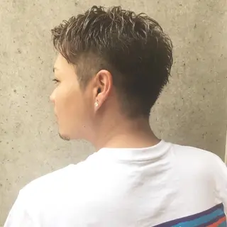 ショート ハイライト 石橋 瑞穂のヘアスタイル