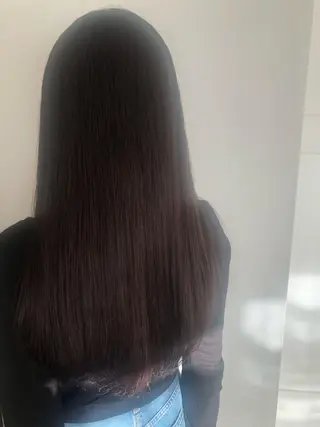 カラー ブリーチカラー🎀 韓国風/寺門美優のヘアスタイル