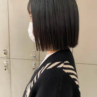 ショート ｱｵﾇﾏﾐﾕ☁️ /ボブ/ハイトーン/のヘアスタイル