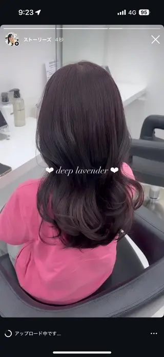 カラー かわいい艶髪🤍 れいな🤍のヘアスタイル