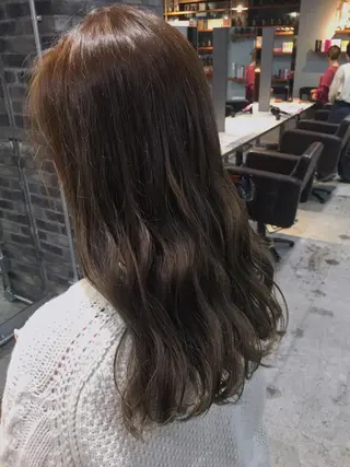 ロング カラー パーマ 代表 中島貴志のヘアスタイル