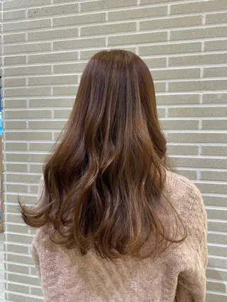 セミロング 植田 菜月のヘアスタイル