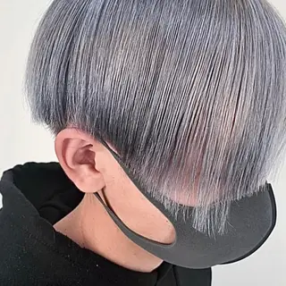 ショート カラー メンズ 杉木 勝太のヘアスタイル