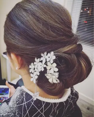 ロング ヘアアレンジ 鶴見 和美のヘアスタイル