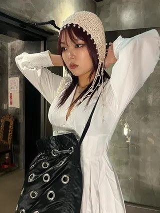 ロング カラー haco＋所属・圧倒的デザイン力 店長🎨RENAのヘアスタイル