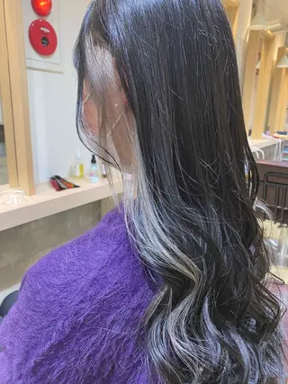 セミロング カラー マンツーマン/透明感 foi hairのヘアスタイル