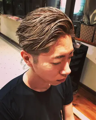 メンズ Leverage所属・【店長】外国人風 メンズヘア尾上雄輝のヘアスタイル