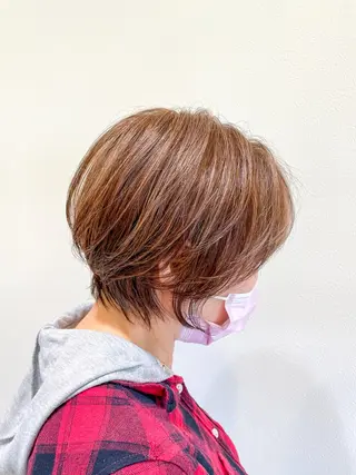 ショート 似合わせスタイル 岡田勇哉のヘアスタイル