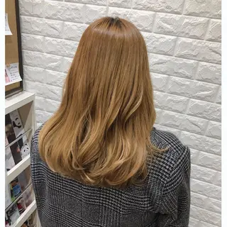 ロング 韓国ヘア ♡tomimaのヘアスタイル