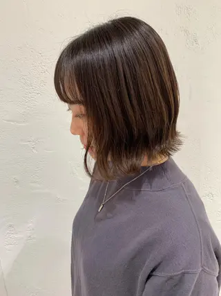 ショート 🫧透明感カラー/ ボブ/小笠原汐海🪽のヘアスタイル