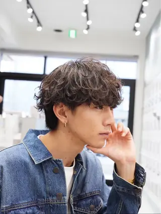 パーマ fifth  Oita所属・藤原 葉介のヘアスタイル