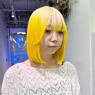 カラー 渋谷🎨ハイトーン× ブリーチ特化🎨レンのヘアスタイル